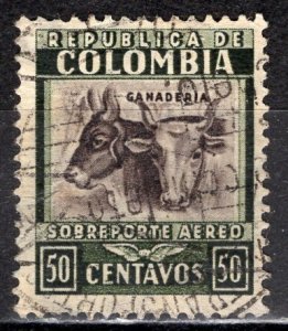 Colombia; 1932: Sc. # C104: Used Single Stamp