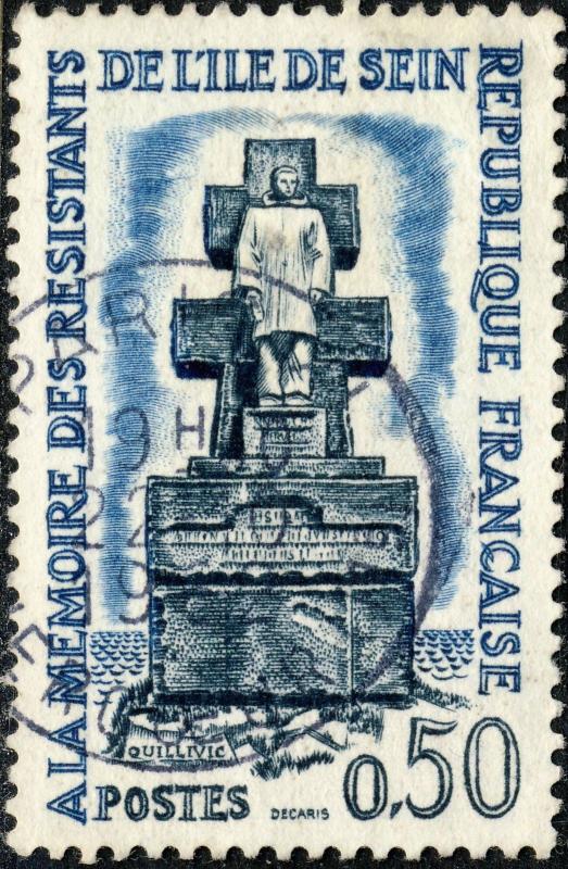 FRANCE - 1962 Yv.1337/Mi.1391 0,50fr Résistants de l'Ile de Sein - Oblitéré TB