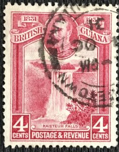 British Guiana #207 Used Single Kaiteur Falls L21