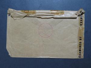 Lebanon 1944 Censor Cover to USA / Top Folded - Z8335