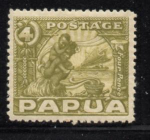 Papua Sc 99 1932 4d Mother & Child stamp mint