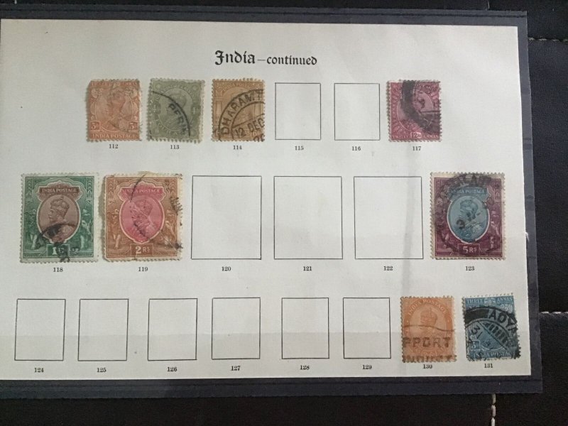 British India 1911-1913 stamps R29953