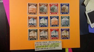 Tripolitania 1934 Pictorials Scott# 73-78; C43-C48 complete Mint Light Hinged