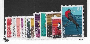 Cocos ( Keeling ) Islands Sc #8-19 set of 12 NH VF