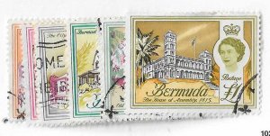 Bermuda Sc #175-191  complete set  used VF