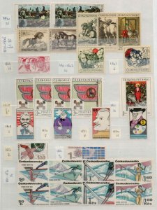 Czechoslovakia 1961/92 A4 8/16 stockbookof commemorative and definitive  Stamps