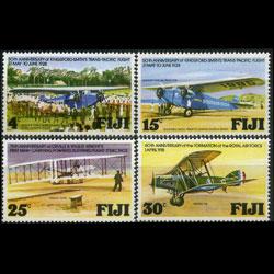 FIJI 1978 - Scott# 385-8 Planes Set of 4 NH perf.folded