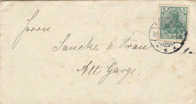 TWO EARLY GERMAN LETTERS WITH CONTENTS INVITATION AND A LETTER