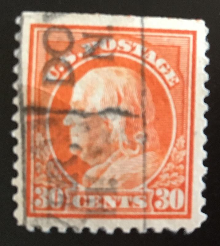 516 Wash/Franklin Series, 11 perf., NWM, circ. single, Vic's Stamp Stash