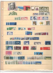 GERMANY COLLECTION ON STOCK SHEETS, BOTH MINT/USED