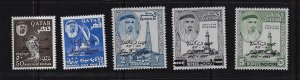 QATAR 1964 JOHN KENNEDY SG 43 47 NEVER HINGED