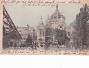 France 1900 Palais de la Metallurgie Exposition 1900 Paris Postcard used VGC