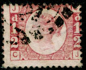 SG48, ½d rose-red PLATE 10, FINE USED. Cat £22. CJ