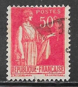 France 267: 50c Peace with Olive Branch, used, F