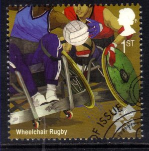 GB 2011 QE2 1st Olympic & Paralympics Wheelchair Rugby Ex Fdc SG 3198 ( E235 )