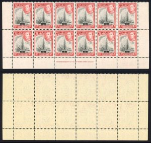 Bermuda SG110 1938 1d Bottom Rows No plate number U/M Cat 33+++ pounds