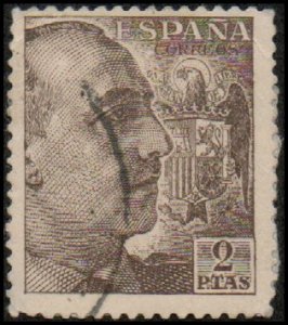 Spain 703a - Used - 2p Gen. Francisco Franco (1950)