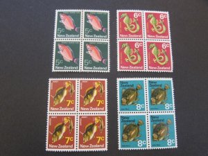 New Zealand 1970 Sc 444-6,448 fish BLK(4) MNG