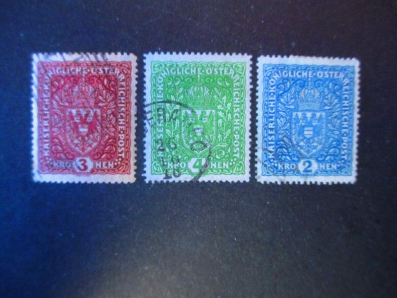 Austria #160-62 Used - (AZ1) I Combine Shipping! 2