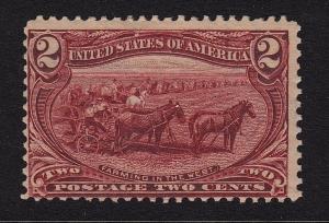 1898 Sc 286 Trans-Mississippi  MNH crease CV $72.50