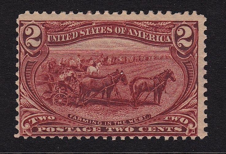 1898 Sc 286 Trans-Mississippi  MNH crease CV $72.50