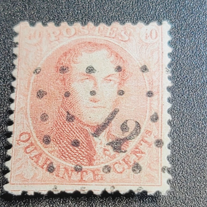 Belgium Scott # 15 16 used