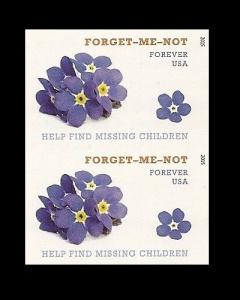 US 4987a Missing Children imperf NDC vert pair MNH 2015