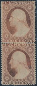 #26A VF+ OG HR PAIR CV $1,250.00 HV7137