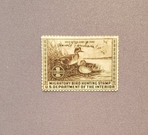 RW6, Green-Winged Teal, Used, CV $50.00