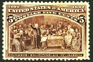 U.S. #234 MINT OG HR