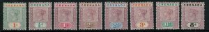 Grenada 1895-1899 SC 39-46 LH 