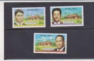 Nauru Scott # 224-226 MNH Local Government Council set of 1981