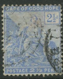 Cape of Good Hope - Scott 57 - General Issue -1892- Used -Single 2.1/2p Stamp