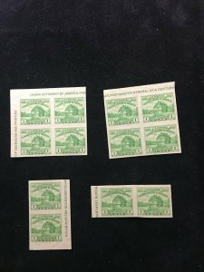 Scott #730s Chicago (1933) 1¢ Imperforate Farley MNH NGAI,12 items, buy less ok 