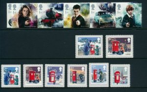 GB 2018 Complete Commemorative Year Set Collection Without M/sheets 13 sets U/M