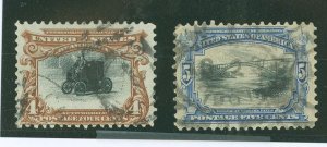 United States #296-297 Used Multiple