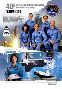 2024 05- GUINEA BISSAU - SALLY RIDE IN SPACE I     1V complet set    MNH **