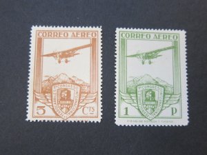 Spain 1930 Sc C12,C16 MH