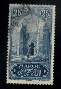 French Morocco Scott 62 Used City Gate at Chella n