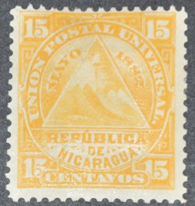 DYNAMITE Stamps: Nicaragua Scott #17 – UNUSED