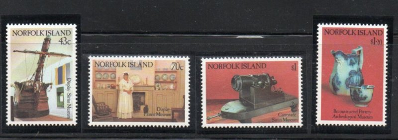 Norfolk Island Sc 504-07 1991 Museum Displays stamp set mint NH