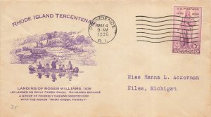 777 3c RHODE ISLAND - Roy Hubbard #15 cachet