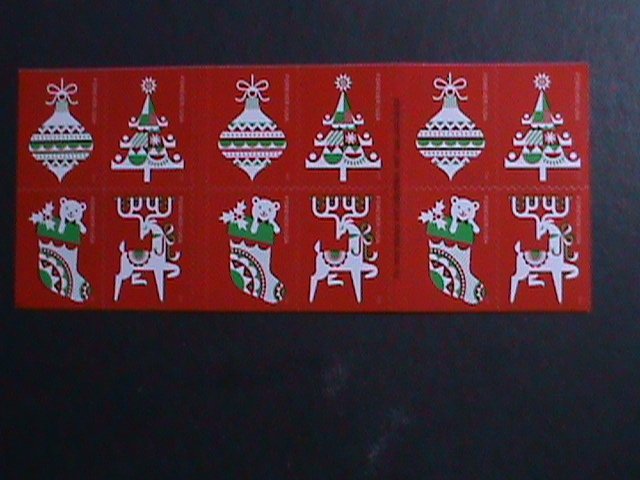 ​UNITED STATES- HOLIDAY DELIGHTS-CHRISTMAS MNH BOOKLET OF 20 FOREVER STAMPS VF