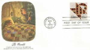 Quilt stamp #1745 fdc