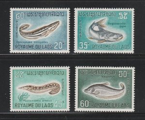 Laos 148-151 Set MH Fish