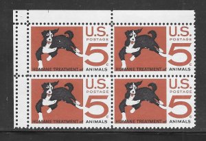 #1307 MNH Block of 4 With Full Gutter