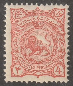 Persia, Middle east, stamp, Scott#107,  mint, hinged,  4ch,