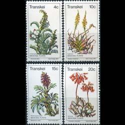 TRANSKEI 1977 - Scott# 24-7 Medicinal Plants Set of 4 NH