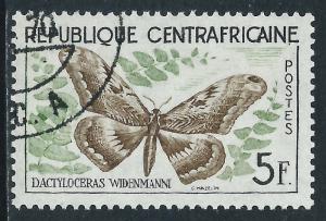 Central African Republic, Sc #8, 5fr Used