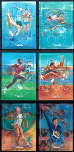 Palau 1992 MNH Stamps Souvenir Sheet Scott 304-309 Sport Olympic Games